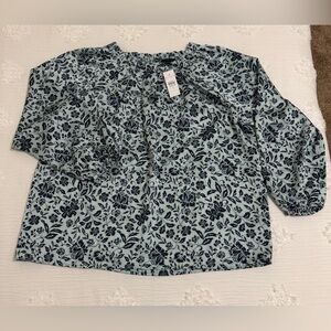 Ann Taylor Long Sleeve Floral Women's Blouse